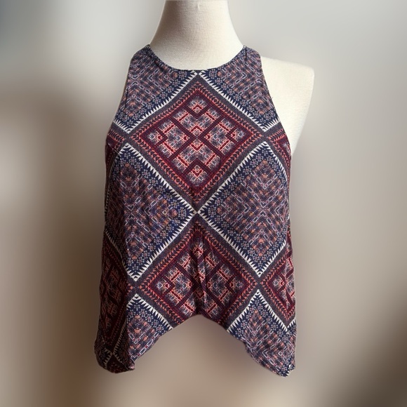 Pacsun Maroon Tank Top & Shorts Two Piece Set Summer Size Large - Picture 4 of 14